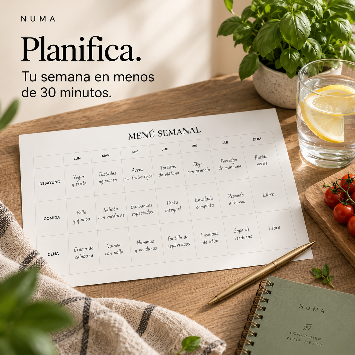 Método NUMA – 4 semanas para comer mejor sin complicarte