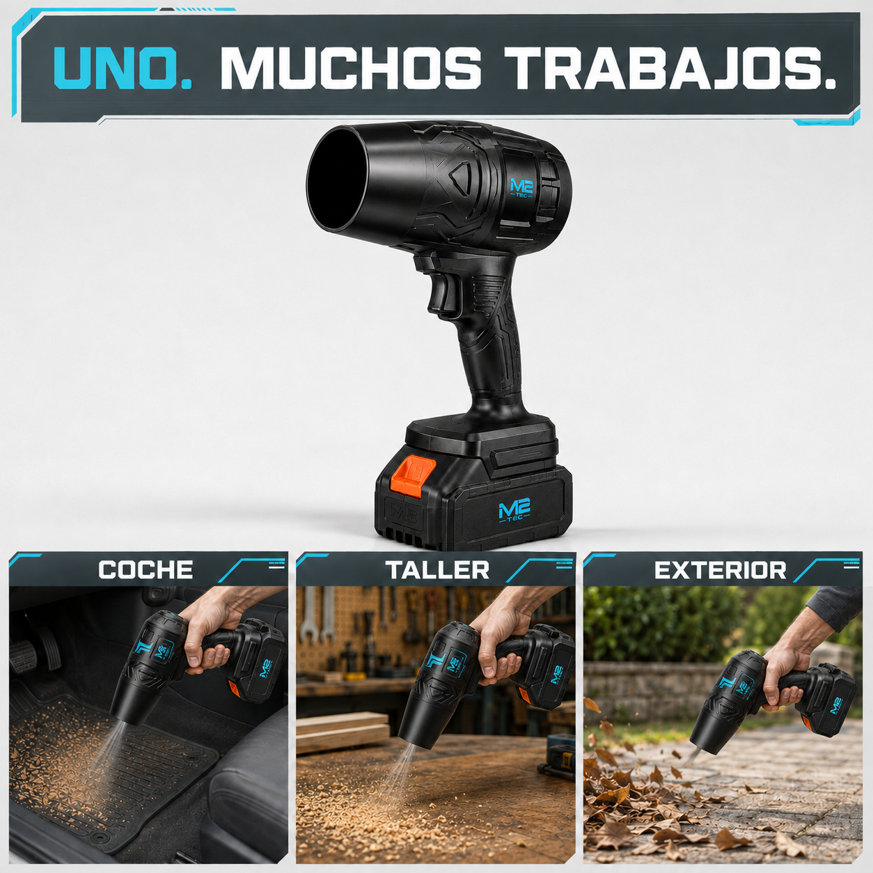 TurboSoplador | Batería + Maletín GRATIS