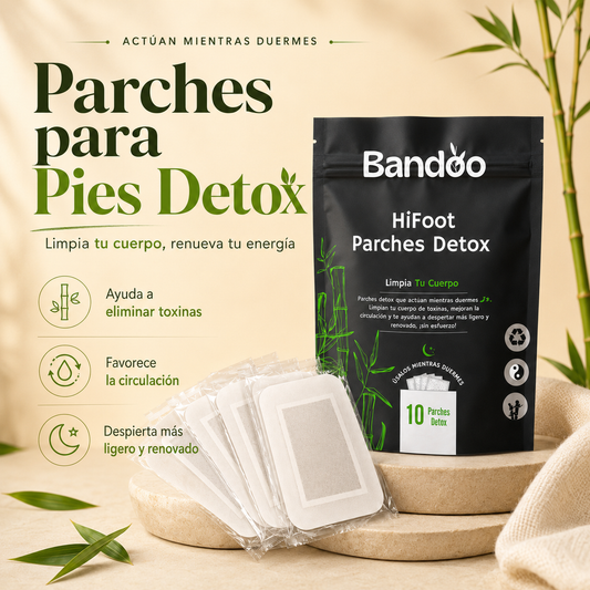 Bandoo HiFoot - Parches Detox para Pies | ByAlma